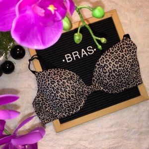 Victoria’s Secret PINK Leopard Bra 36C